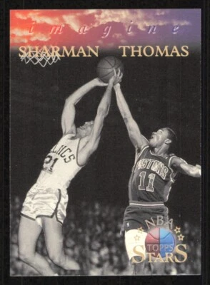 1996 Topps NBA Stars ISIAH THOMAS Bill SHarman Members Only Imagine card - Image 1 of 2