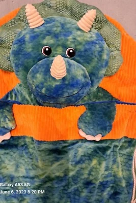 HUGFUN Kids Animals Slumber Plush Dinosaur Sleeping Bag - Image 1 of 4