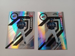 Two 2005 Donruss Elite #167 Tony Gwynn #0577/1250 and #1146/1250 Padres