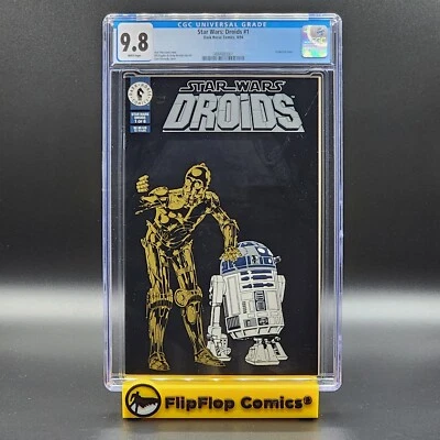 Dark Horse 1994 | Star Wars: Droids #1 | Cam Kennedy Embossed cover | CGC 9.8 WP - Image 1 of 3
