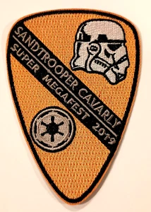 Super Megafest Exclusive 2019 Star Wars Con Sandtrooper Cavalry Patch New NOS - Picture 1 of 3