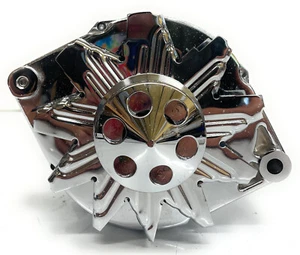 Powermaster Alternator, GM 12SI Chrome 15, 37293-367 - Picture 1 of 5