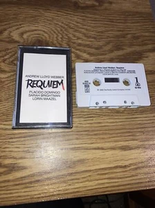 REQUIEM Cassette, Andrew Lloyd Webber 1985 EMI  Placido Domingo, Sarah Brightman - Picture 1 of 3