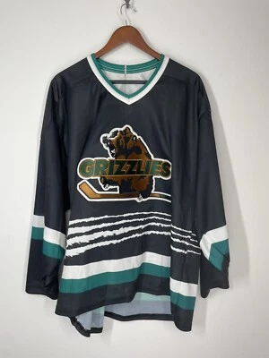 BAUER vtg Utah Denver Grizzlies Minor League IHL AHL Hockey Jersey patch L - Image 1 of 4