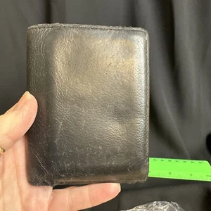 Wallet Men's Vintage Rolf Cowhide Men’s Wallet Used Black Bifold - Picture 1 of 9