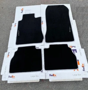 For M-Benz W210 Floor Mats Carpet Black E300 E320 E430 E420 E55 E63 AMG 1996-02 - Picture 1 of 2