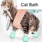 Pack de 4 pièces réglable patte de bain pour chat ongles pieds anti-rayures alimentation pour chat