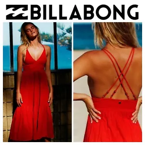 BNWT BILLABONG RED EARTH MAXI DRESS (SMALL/8) RRP $119.99 - Picture 1 of 5