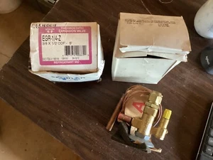 Lot of 2 Sporlan Thermostatic Expansion Valve EGR-1/4-Z 3/8 x 1/2 ODF 5' tubing - Picture 1 of 1