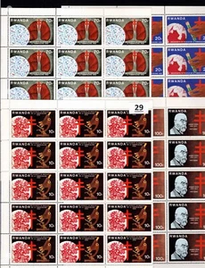 / 15X RWANDA - MNH - MEDICINE - SCIENCE - TUBERCULOSIS - FAMOUS PEOPLE - Picture 1 of 1