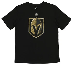 Outerstuff NHL Youth Boys Las Vegas Golden Knights Dristressed Logo T-Shirt - Picture 1 of 6