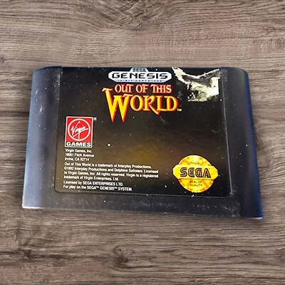 Out of This World (Sega Genesis, 1994) CARTRIDGE ONLY!  - Image 1 of 3