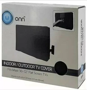 Indoor/Outdoor TV Cover 40-43" Black, Dustproof, Waterproof, Weatherproof; Fits - Picture 1 of 5