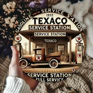 Datsun Vintage Aluminum Round Weatherproof Sign Funny - Picture 1 of 1