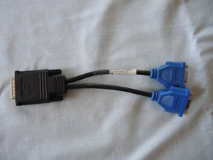 MOLEX Dell HP DP/N 0G9438 VIDEO CARD SPLITTER CABLE DMS-59 TO DUAL VGA CABLE - Picture 1 of 4