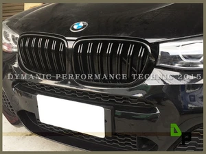 Glossy Black M Style Front Grille for BMW F25 LCI X3 Facelifted 2014-2017 Only - Picture 1 of 1