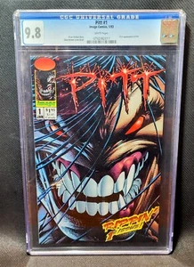 Pitt #1 CGC 9.8 NM/MT 1st Appearance of Pitt WHITE PAGES - Picture 1 of 5