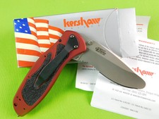 US KERSHAW Ken Onion 1675rdst Red Rescue Blur Speed Safe  Folding Pocket Knife