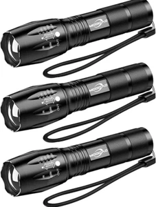 3 X Interior Táctica 18650 Ultrafire T6 De Alta Potencia 5 Modos De Aluminio - Imagen 1 de 12