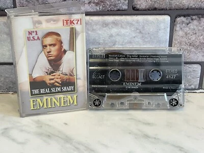 Eminem The Real Slim Shady: Tunisan Release TK7 Original 2000 Cassette Tape Rare - Image 1 of 4