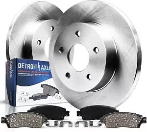 Detroit Axle - 11.02 inch(280mm) Rear Disc Rotors + Ceramic Brake Pads Replaceme - Picture 1 of 6
