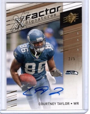 2009 SPx X-Factor Signatures Autograph Gold #X-CT Courtney Taylor 2/5 - Image 1 of 2