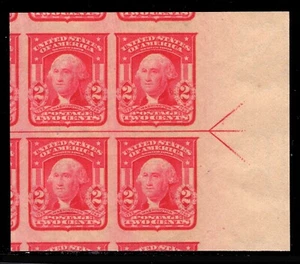 MOMEN US STAMPS #320 ARROW BLOCK MINT OG NH PF GRADED CERT GEM-100J LOT #86229 - Picture 1 of 3