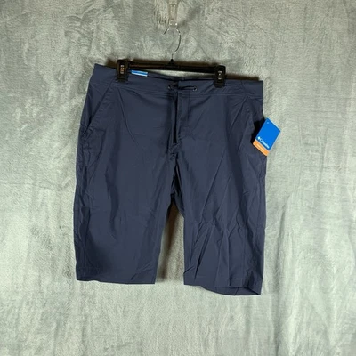 Pantalones Cortos Para Mujer Columbia 16W Cualquier Momento Exterior Largos Cortos Púrpura Azul Bolsillos Nylon Foto 1 de 4