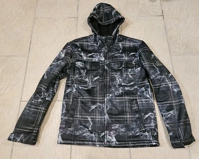  Zero Xposur mens Size S Black & Gray Winter Jacket Coat With Hood - Image 1 of 4