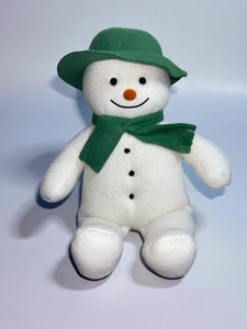 De colección Eden Peluche El Muñeco de Nieve Raymond Briggs Sombrero Verde Bufanda 14" Juguete de Peluche - Imagen 1 de 10
