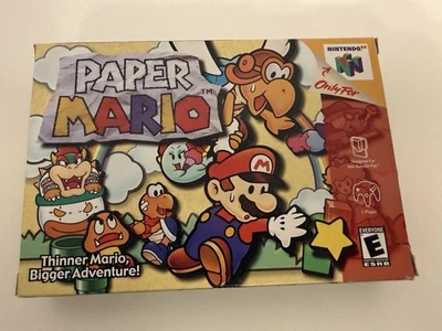 Paper Mario Story - Nintendo 64 (N64) коробка + картридж - хорошее состояние товара - Изображение 1 из 4