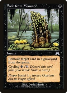 (2x) FADE FROM MEMORY - Onslaught – MTG Magic the Gathering Card - Uncommon - Picture 1 of 5