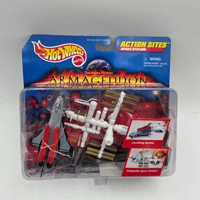 Hot Wheels Mattel Armageddon sitios de acción estación espacial juego sellado de lujo Foto 1 de 4