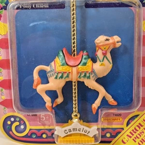 Juego de carrusel de cerillas y dijes vintage 1990 juguete camello sellado - Imagen 1 de 5