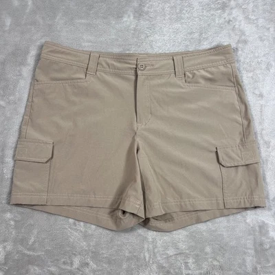 Pantalones Cortos Eddie Bauer Mujer Talla 12 Beige Carga Activo Ligero Tejido Exterior Foto 1 de 4