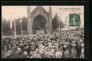 CPA Rumengol, la Procession, les Statues 1912 - Picture 1 of 2