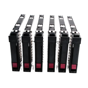 6 sztuk 2,5" SAS SATA HDD Traca Caddy do HP DL580 DL380 DL360 Gen5G6 G7 500223-001 - Zdjęcie 1 z 10