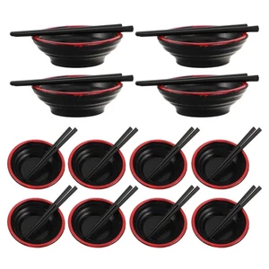 20 Sets Doll House Bowls and Chopsticks Japanese Culture Fans Toy - Picture 1 of 12