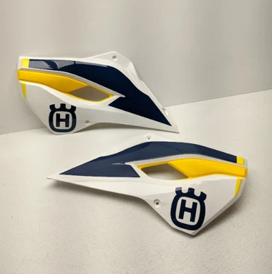 Husqvarna FE 250 2015 kit de alerón OEM con calcomanía blanca, amarilla, azul 8130805400028E Foto 1 de 4