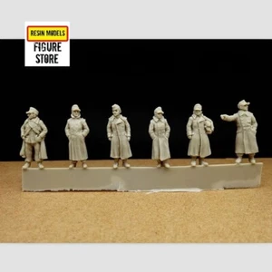 Kit Modelos RESINA 1/72 Invierno Infantería 6 Soldados Descanso Segunda Guerra Mundial, Montado Sin Pintar - Imagen 1 de 2