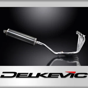 Honda CBR650F CB650F 2014-2018 Complete Exhaust 4-1 18" Oval Carbon Muffler - Bild 1 von 5