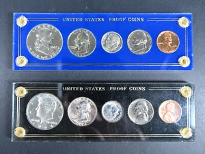 1963, 1964 USA Silver Proof Year Sets US Mint Uncirculated Coins Half Dollar 50c - Picture 1 of 4
