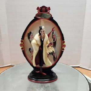 2002 Bradford Exchange Disney Villains Figure Plate Cruella De Vil - Picture 1 of 10