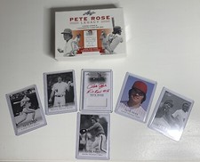 2011 Leaf Legacy Pete Rose Auto Autograph & Jersey Patch 6 Card Set