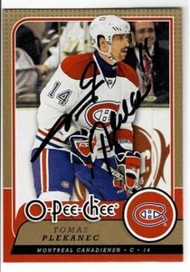 Tomas Plekanec Signed 2008/09 O-Pee-Chee Card #64 - Picture 1 of 1