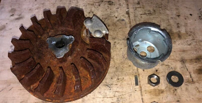 TECUMSEH 4HP ГАЗОВЫЙ ДВИГАТЕЛЬ MDL #LV118EA SPEC #334026C Б/У OEM МАХОВИК ЛОТ - Изображение 1 из 4