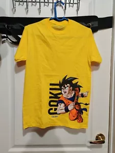 Men's Dragonball Z Goku Yellow TShirt Size Medium - Picture 1 of 4