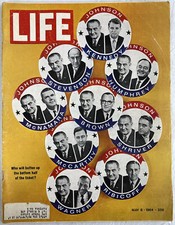 VTG May 8, 1964 Life Magazine Rare Bottom Half of The Ticket - Look Photos