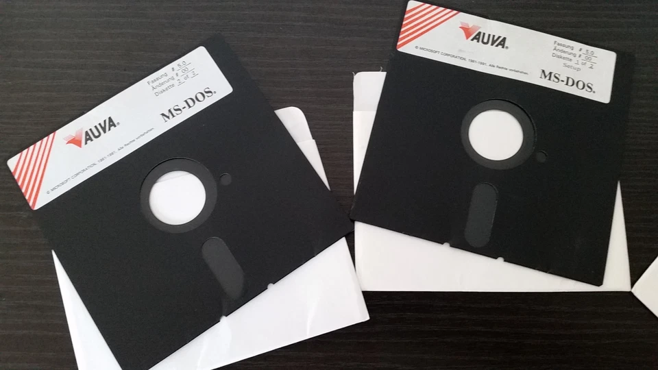 Microsoft MS DOS IBM PC 5 1/4 Zoll Disketten - Bild 1 von 1