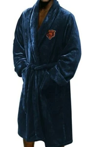 Chicago Bears NFL Northwest Silk Touch Bath Robe Navy One Size Fits Most - Picture 1 of 1